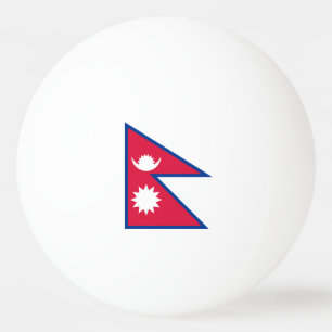 Pelota De Ping Pong Bandera de Nepal