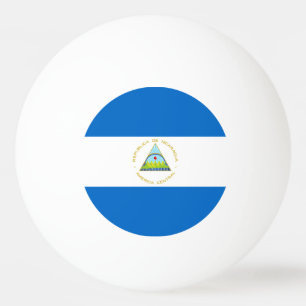 Pelota De Ping Pong Bandera de Nicaragua