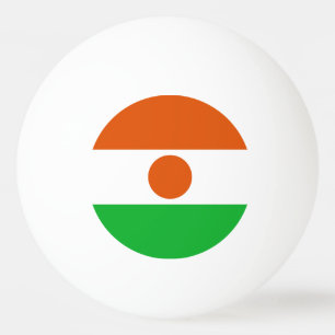 Pelota De Ping Pong Bandera de Níger