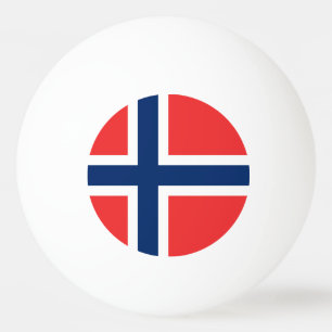 Pelota De Ping Pong Bandera de Noruega
