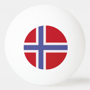 Pelota De Ping Pong Bandera de Noruega