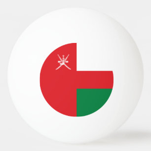 Pelota De Ping Pong Bandera de Omán