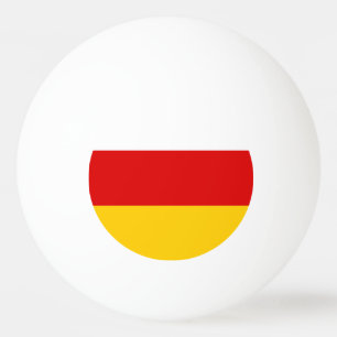 Pelota De Ping Pong Bandera de Osetia del Sur