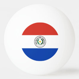 Pelota De Ping Pong Bandera de Paraguay