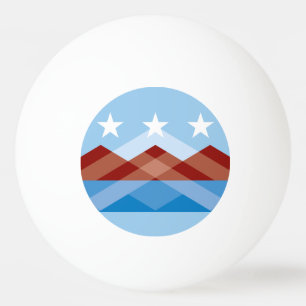 Pelota De Ping Pong Bandera de Peoria, Arizona