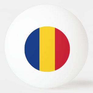 Pelota De Ping Pong Bandera de Rumania