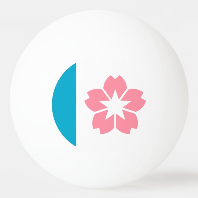 Pelota De Ping Pong Bandera de Salem, Oregón (Anverso)