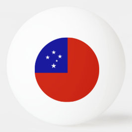Pelota De Ping Pong Bandera de Samoa
