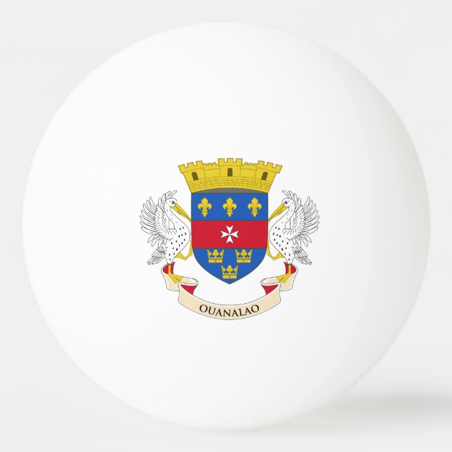 Pelota De Ping Pong Bandera de San Bartolomé (Anverso)