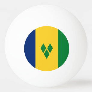 Pelota De Ping Pong Bandera de San Vicente