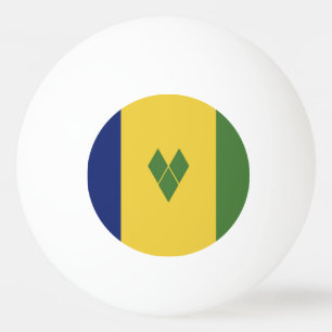 Pelota De Ping Pong Bandera de San Vicente y las Granadinas