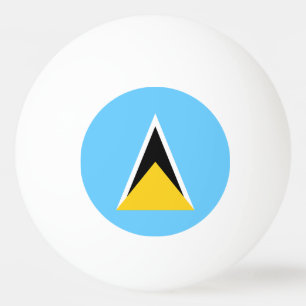 Pelota De Ping Pong Bandera de Santa Lucía