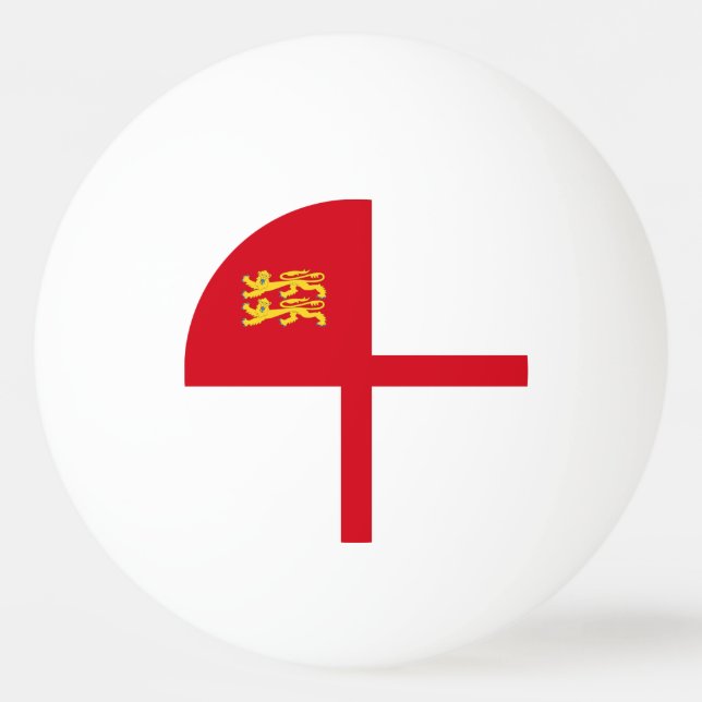 Pelota De Ping Pong Bandera de Sark (Anverso)