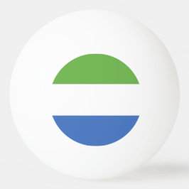 Pelota De Ping Pong Bandera de Sierra Leona