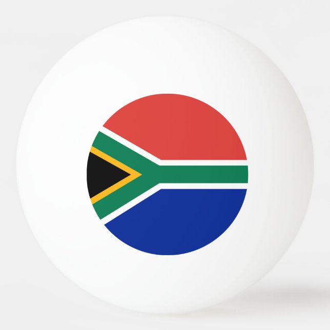 Pelota De Ping Pong Bandera de Sudáfrica (Anverso)