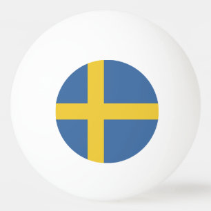 Pelota De Ping Pong Bandera de Suecia
