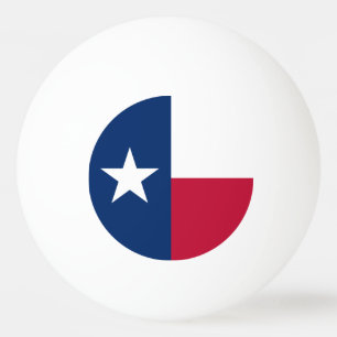 Pelota De Ping Pong Bandera de Texas: Longhorns, el estado de la solit