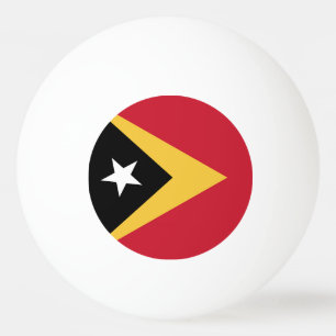 Pelota De Ping Pong Bandera de Timor Oriental