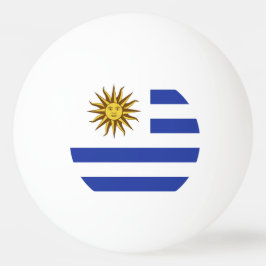 Pelota De Ping Pong Bandera de Uruguay