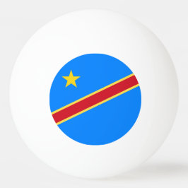 Pelota De Ping Pong Bandera del Congo