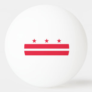 Pelota De Ping Pong Bandera del estado de Washington DC