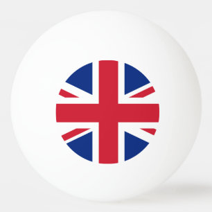 Pelota De Ping Pong Bandera del Reino Unido