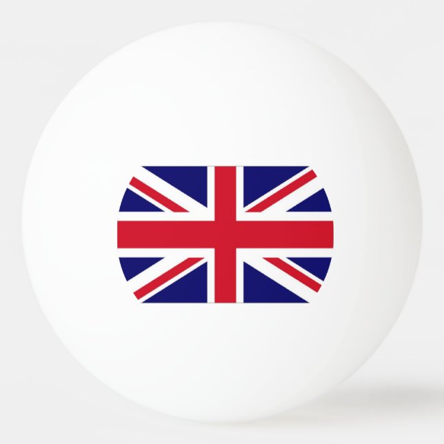 Pelota De Ping Pong Bandera del Reino Unido (Anverso)
