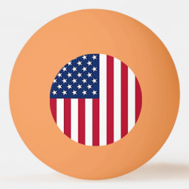 Pelota De Ping Pong bandera estadounidense