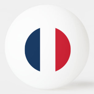 Pelota De Ping Pong Bandera francesa