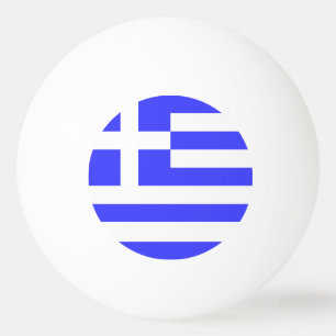 Pelota De Ping Pong Bandera Griega Totalmente