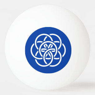 Pelota De Ping Pong Bandera internacional del planeta Tierra