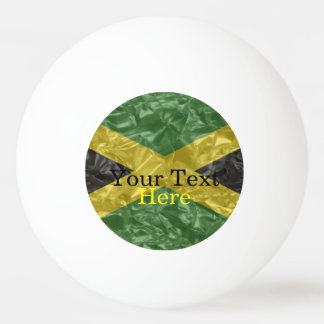 Pelota De Ping Pong Bandera jamaiquina - Destruida