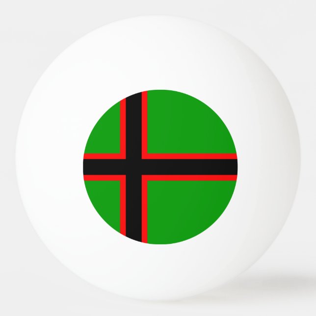 Pelota De Ping Pong Bandera nacional de Karelia (Anverso)
