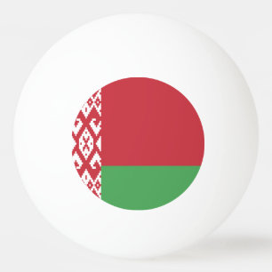 Pelota De Ping Pong Bandera patriótica bielorrusa