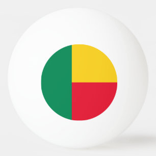 Pelota De Ping Pong Bandera patriótica de Benín