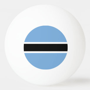Pelota De Ping Pong Bandera Patriótica de Botsuana