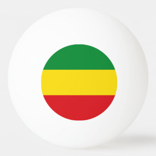Pelota De Ping Pong Bandera Rastafari Rasta Etíope