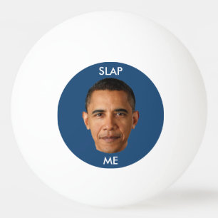 Pelota De Ping Pong Barack Obama me da una palmada