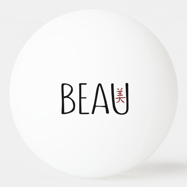 Pelota De Ping Pong Beau (Anverso)