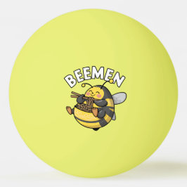 Pelota De Ping Pong Bee Eating Ramen = BEEMEN