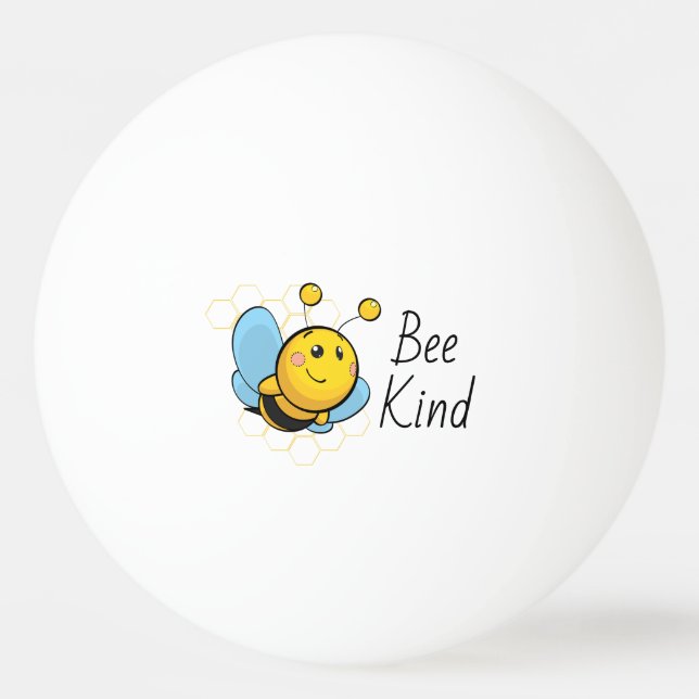 Pelota De Ping Pong Bee Kind Cute (Anverso)