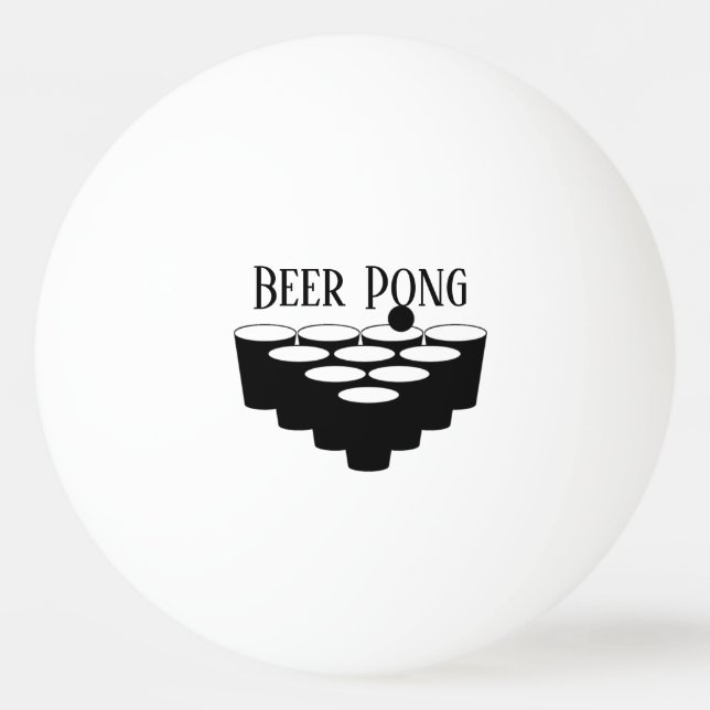 Pelota De Ping Pong Beer Pong (Anverso)