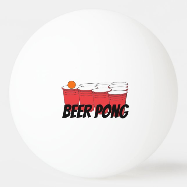 Pelota De Ping Pong Beer Pong (Anverso)