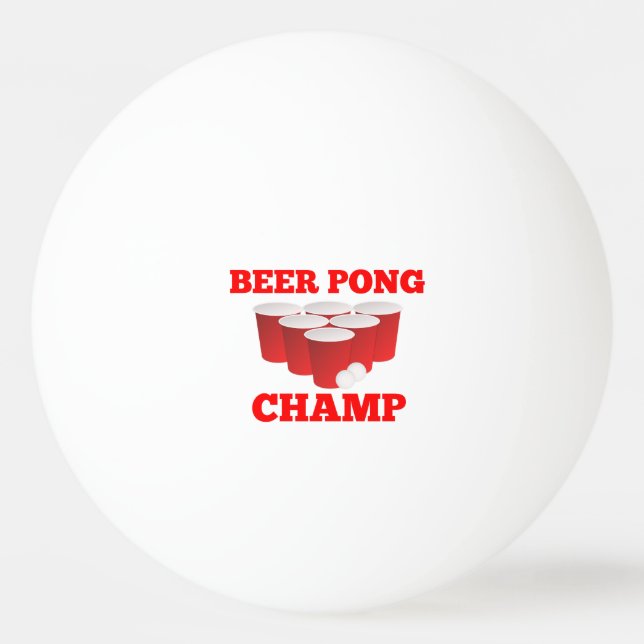 Pelota De Ping Pong Beer Pong Champ Ping Pong Balls (Anverso)