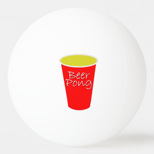 Pelota De Ping Pong Beer Pong Ping Pong Ball (Anverso)