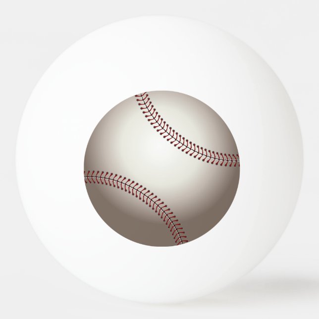 Pelota De Ping Pong Béisbol, (Anverso)