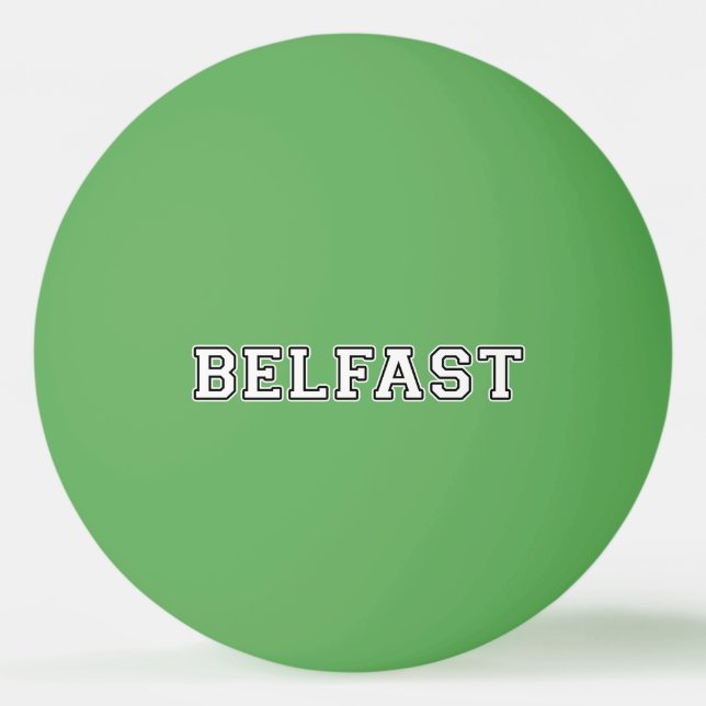 Pelota De Ping Pong Belfast (Anverso)