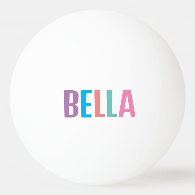 Pelota De Ping Pong Bella (Anverso)