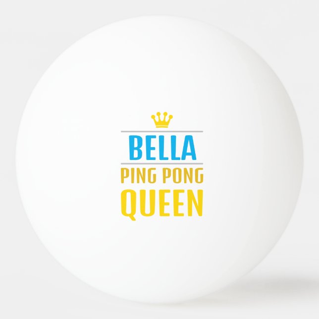 Pelota De Ping Pong Bella (Anverso)