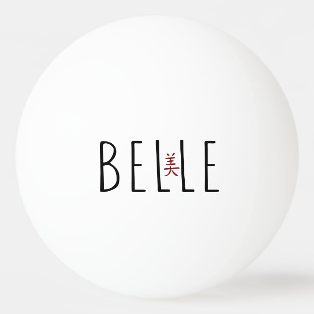 Pelota De Ping Pong Belle (Anverso)